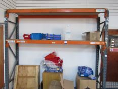 Single bay shelving (located on the first floor)