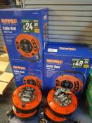 Cable reels 1 x 40m 2 x 20m & 4 x 10m