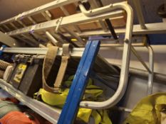 21-tread aluminium roofing ladder