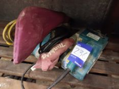 2 x Makita 110v belt sanders