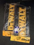 2 Dewalt DWS5025-XJ plunge saw guide rail bags