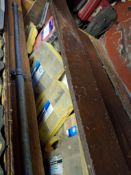 Contents of 3 drawers including screws, tap & dye sets, drill bits etc