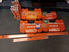 4 x Various Bahco socket sets to include 2 x S240, 1 x S460, 1 x S330 plus 8 x ratcheting