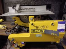 Dewalt DW742 110v table saw