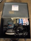 Bosch GEX150AC 240v 150mm orbital sander in steel case