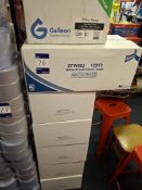 7 boxes of various hand towels