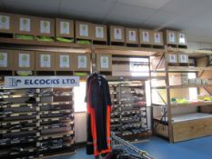 3 bays warehouse racking. Contents not included. (located on the first floor)