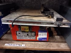 Clarke 33mm tile cutter (240v)