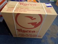Tigren Equipment 04397-DD 2hp 24L air compressor with 7-piece kit