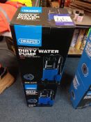 2 x Draper 98920 110v submersible dirty water pump