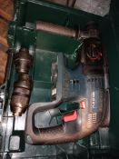 Bosch Professional GBH36VF-LI hammer drill with 2 x 36v batteries and charger in Metabo box