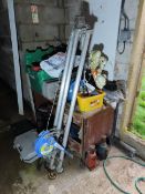 Globestock G.Saver Recovery Fall Arrester c/w tripod and qty of other general tools