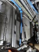 30 BBL Copper Tank with Lanemark Propane Burner. Dimensions circa 4.2m x 1.75m wide