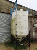 Enduramax 600Litre Plastic tank on stand 1.8m wide x 3.6m