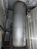 Hot liquor single tank, circa 10,000 litres. Dimensions circa 5.8m x 1.7m wide