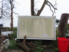 Refrigerated vehicle body. Dimensions 3.5m long x 2m wide and 2.2m tall