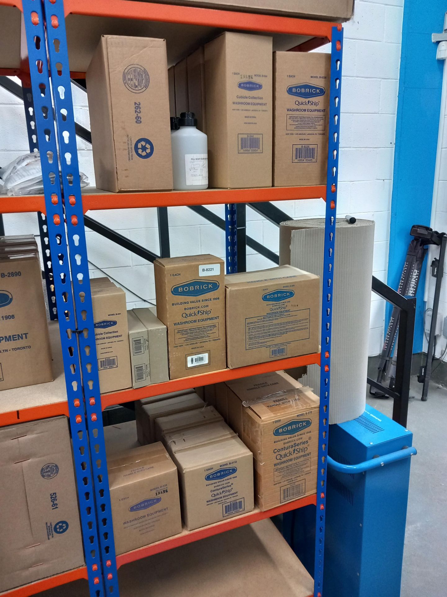 Assortment of Bobrick stock to include; soap dispensers, jumbo toilet roll holders, disabled grab - Image 4 of 4