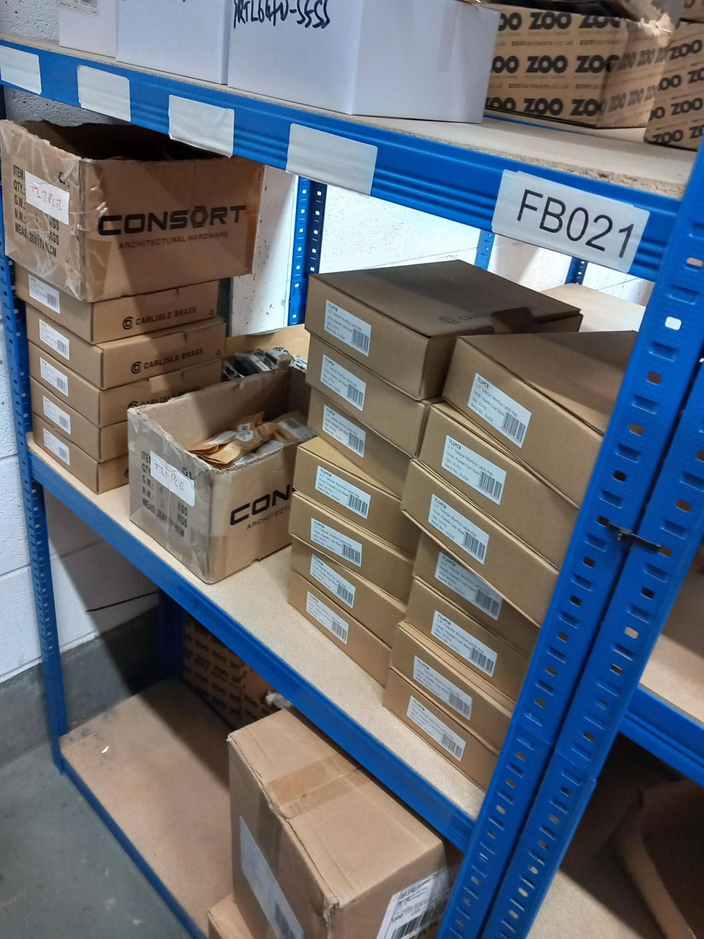 Assortment of mortise locks, tubler latches, five pin cylinders, roller catches, tubler dead bolts - Image 20 of 20