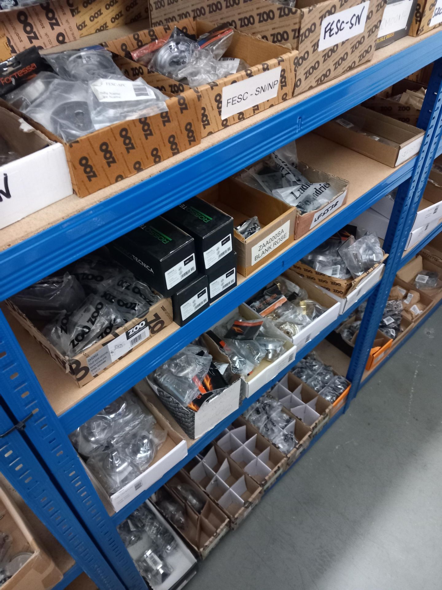 Assortment general door hardware / ironmongery to include pull handles, door stops, door signage, - Image 8 of 29