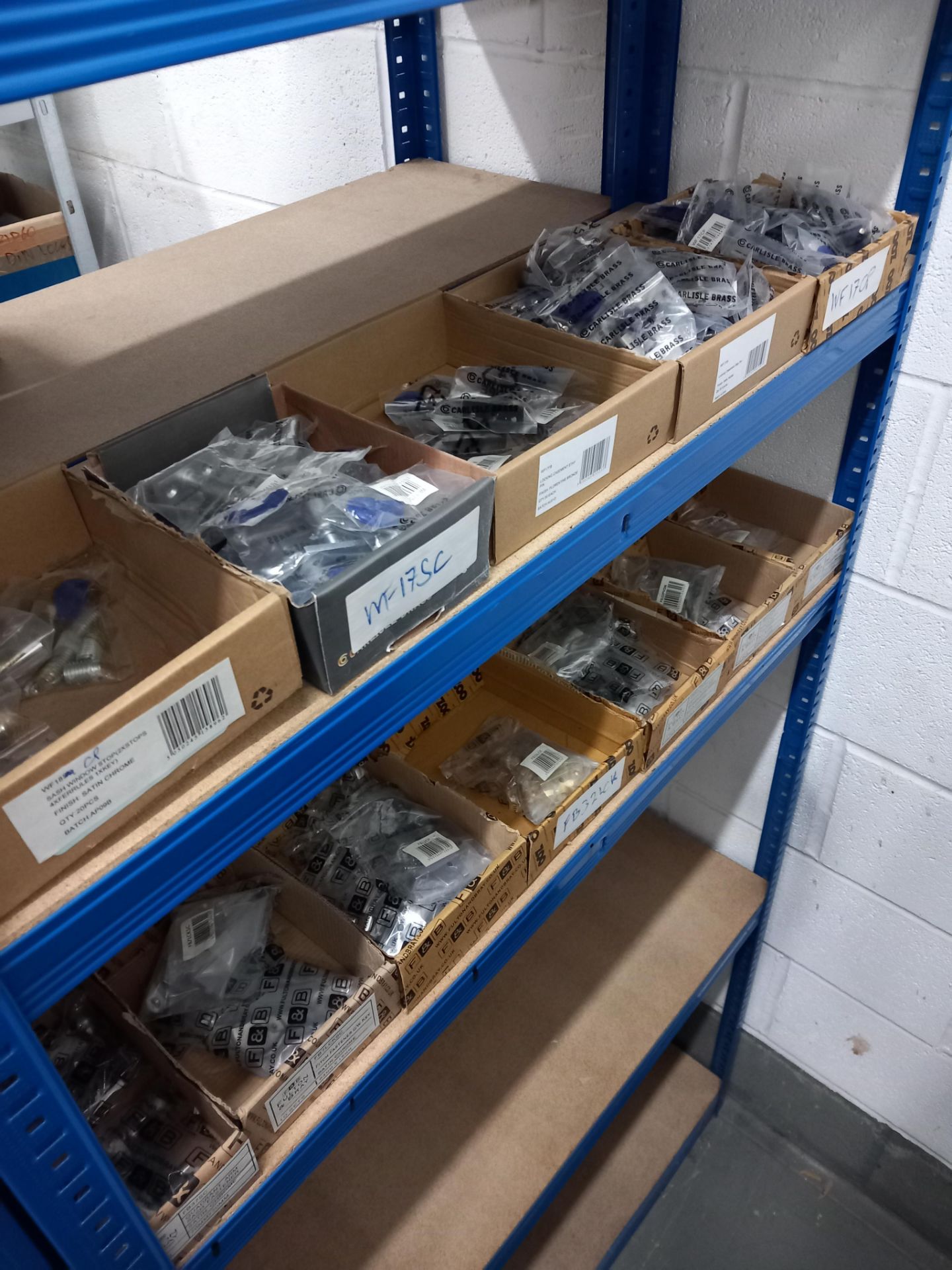 Assortment of window furniture to include roller sash stops and keys, window locks, lock - Image 3 of 3