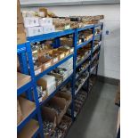 Assortment general door hardware / ironmongery to include pull handles, door stops, door signage,