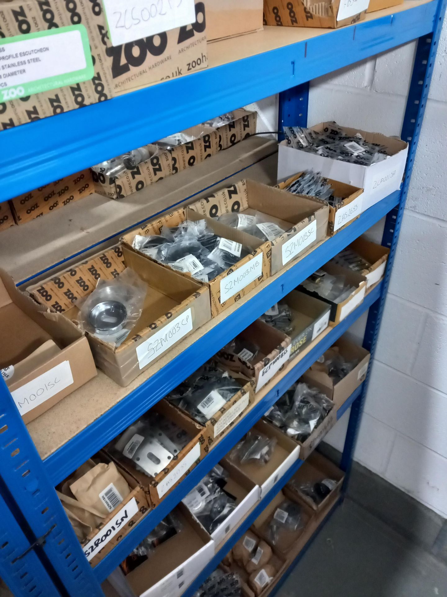 Assortment general door hardware / ironmongery to include pull handles, door stops, door signage, - Image 11 of 29