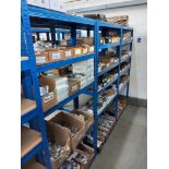 Assortment general door hardware / ironmongery to include pull handles, door stops, door signage,