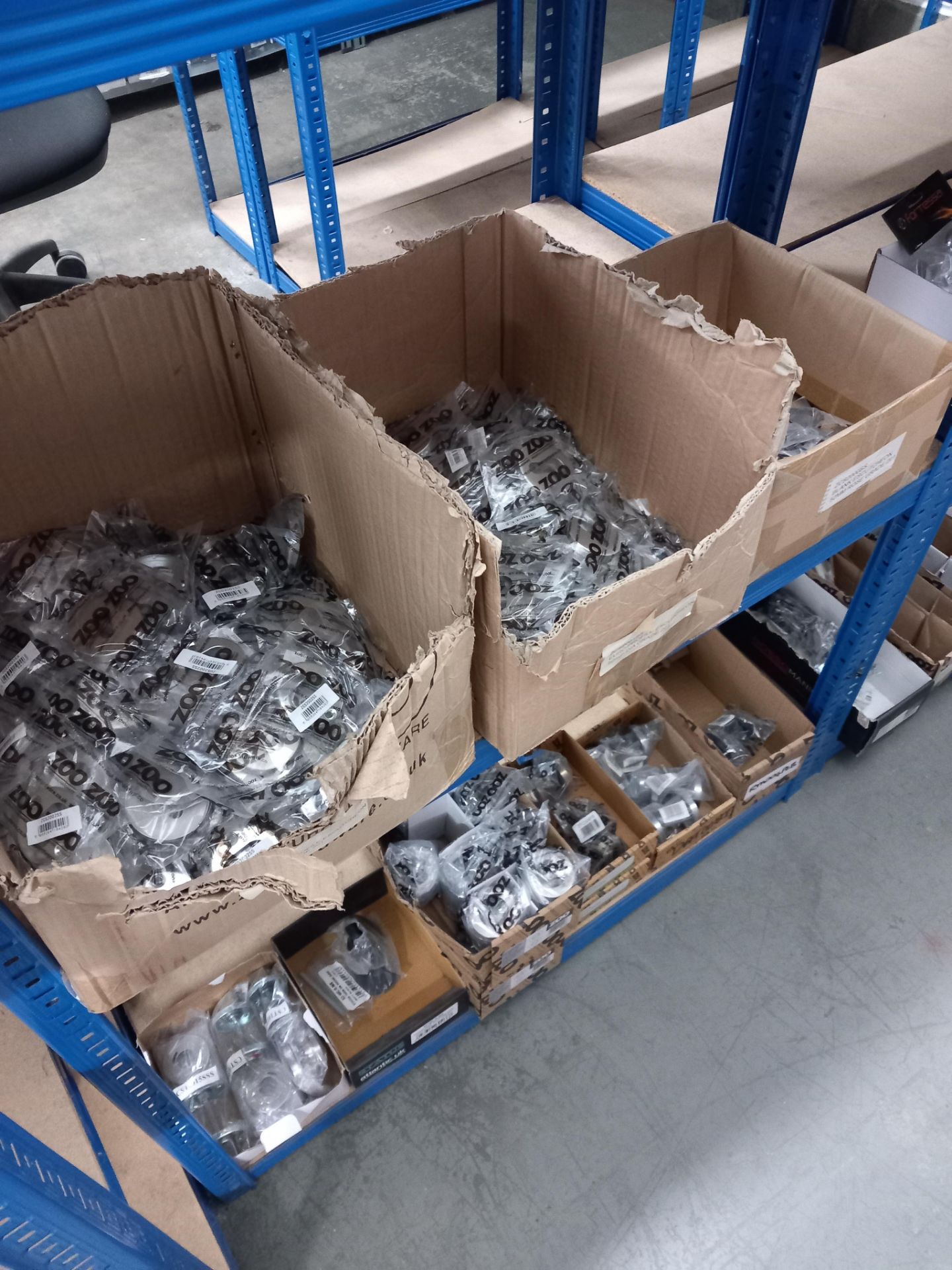 Assortment general door hardware / ironmongery to include pull handles, door stops, door signage, - Image 6 of 29