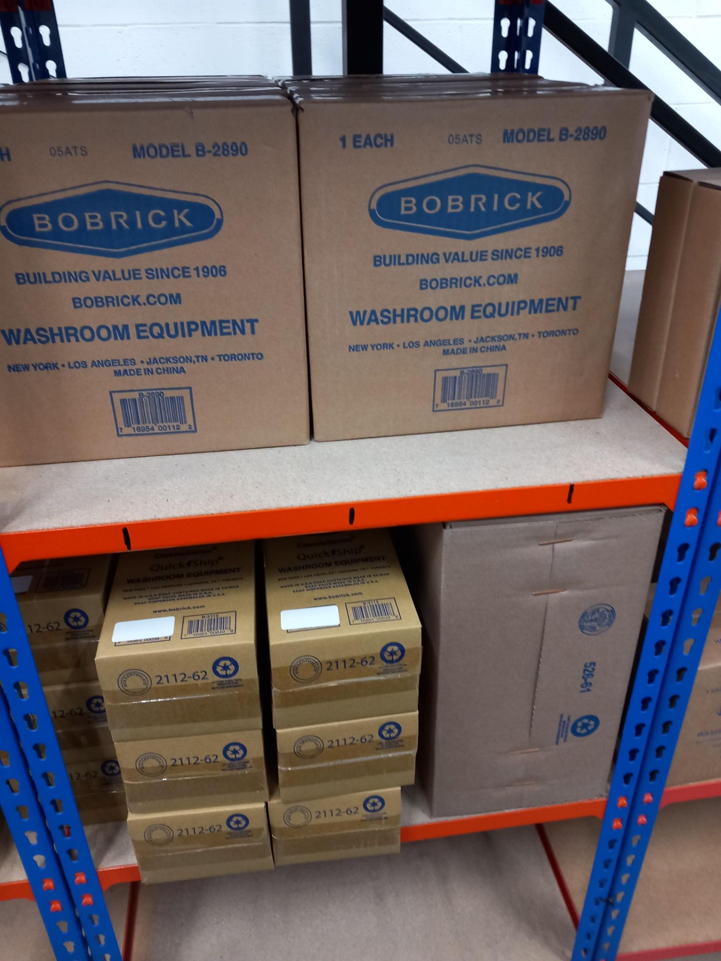 Assortment of Bobrick stock to include; soap dispensers, jumbo toilet roll holders, disabled grab - Image 3 of 4