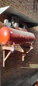 Aria 3/200 BS3 LT200 HP3 wall mounted compressor and receiver - To be disconnected and removed by