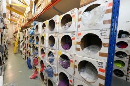 Very large quantity of assorted clothing to aisle 2