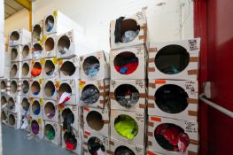 Very large quantity of assorted clothing to aisle 1