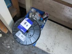 Assorted Pneumatic components and part reel of chain