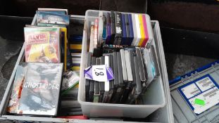 Large quantity of DVDs and Games