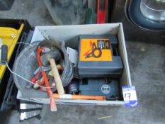 Assorted tools to crate