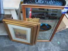 Southern comfort Mirror and 2 pictures