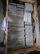 Pallet of Grey Distressed Limestone; Coverage: 16.52 SQM; Dimensions: 68 Piece at 400mm x 400mm x