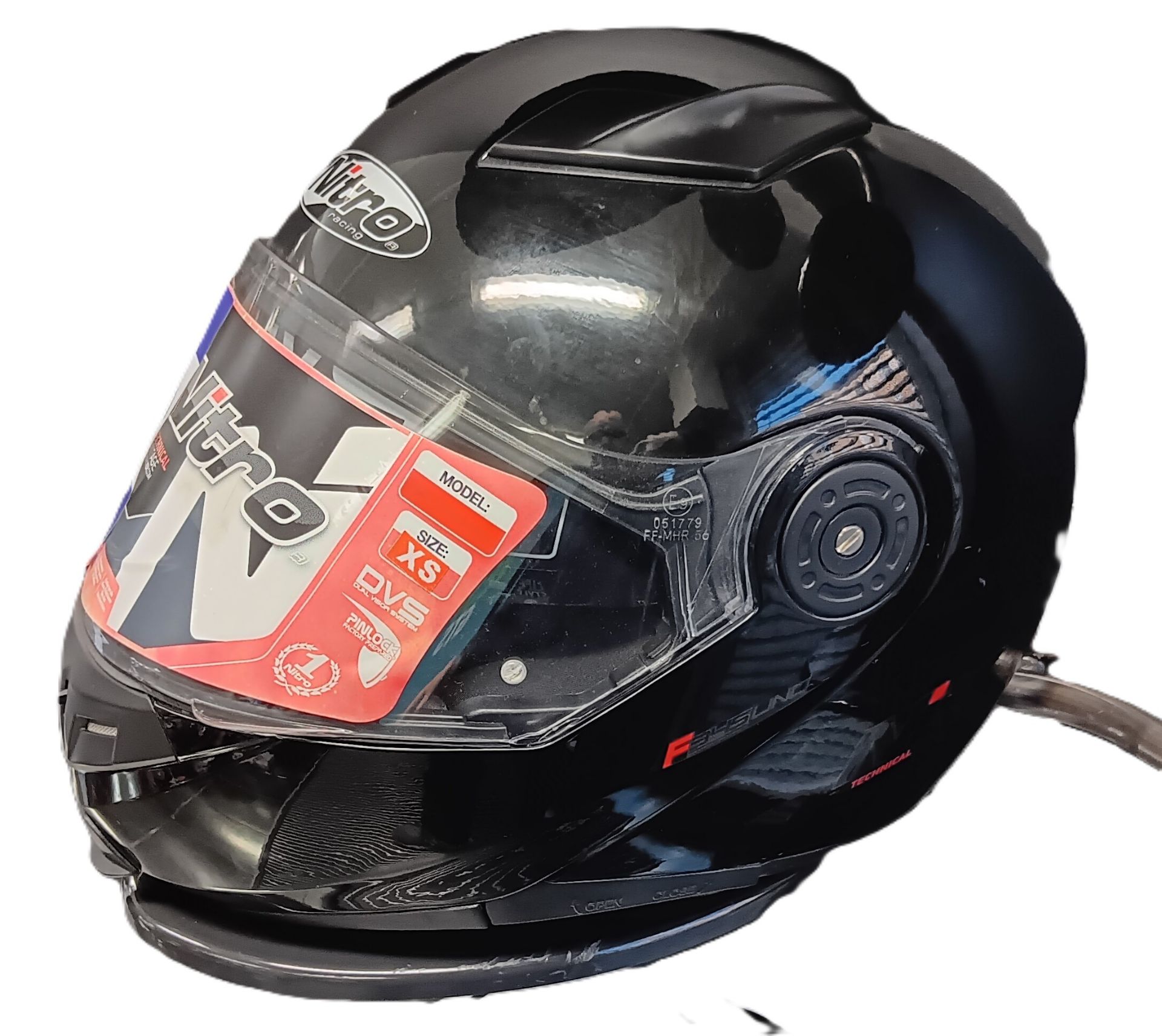 Nitro Racing Motorcycle Crash Helmet Size Extra Small