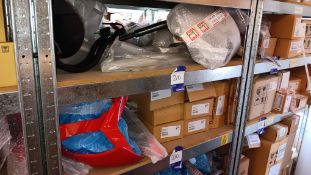 Assortment of Ducati parts/accessories to 2 shelves (Row B) (Viewing strongly recommended)