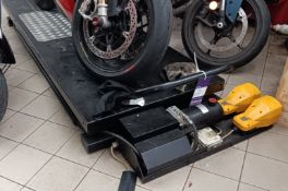 Unbadged Hydraulic Motorcycle Workshop Lift