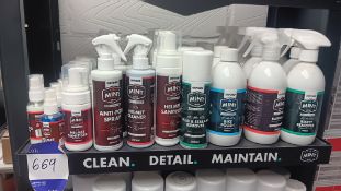 Quantity of Various Oxford Mint Products to Shelf