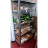 Assortment of Kawasaki parts/accessories to shelving bay (Viewing strongly recommended)