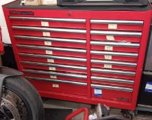 Clarke HD Plus Steel Multi-drawer Mobile Tool Chest and Contents of KTM Special Tooling