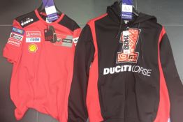 Ducati Hoodie Size Large and Ducati T-Shirt