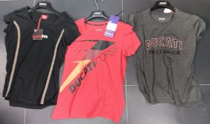 3x Ducati T-shirts