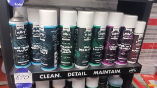 Quantity of Various Oxford Mint Products to Shelf