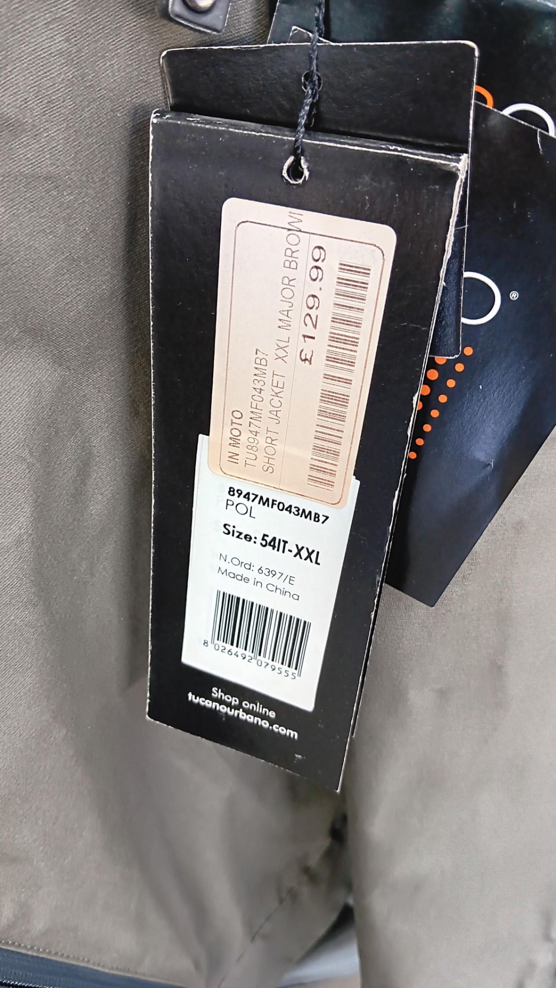 Tucanour Bano short jacket XXL major brown rrp. £129.00 (Viewing strongly recommended) - Image 2 of 2