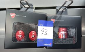 Ducati Break Fluid Reservoir and Pair of Frame Plugs