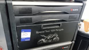 Wurth Tool Chest with Ducati 1199 Panigale Special Tooling