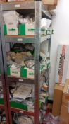Assortment of Kawasaki parts/accessories to shelving bay (Viewing strongly recommended)